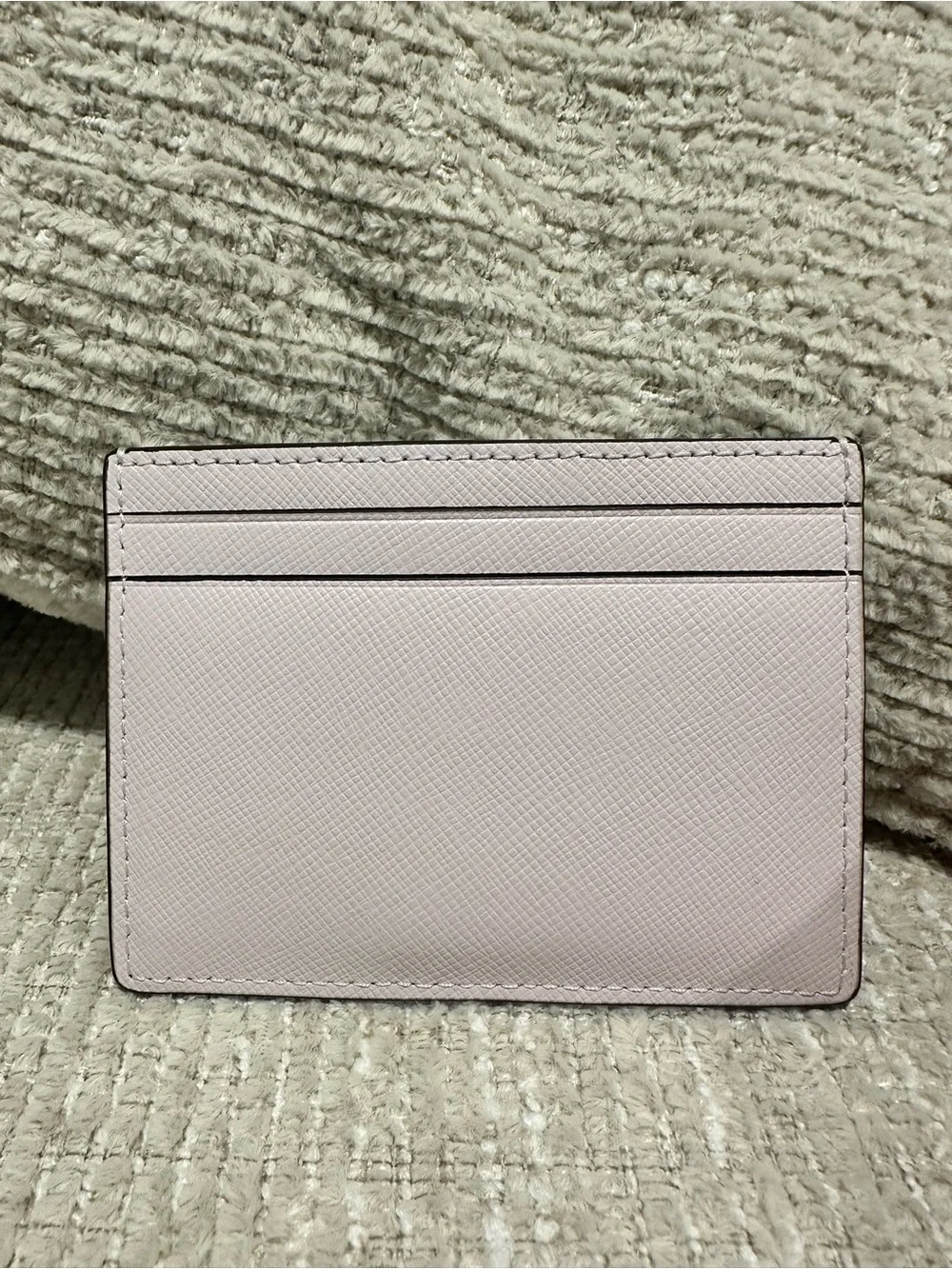 NWT-Kate Soade Pale Pink Saffiano Leather Card Holder